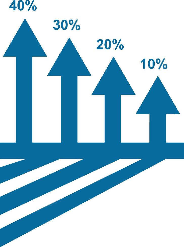 Chart icon symbol image for data statistic analysis illustration vector