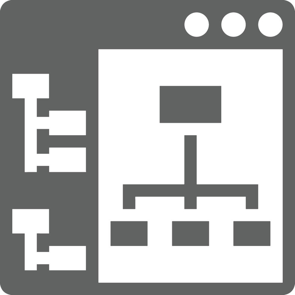 Chart icon symbol image for data statistic analysis illustration vector