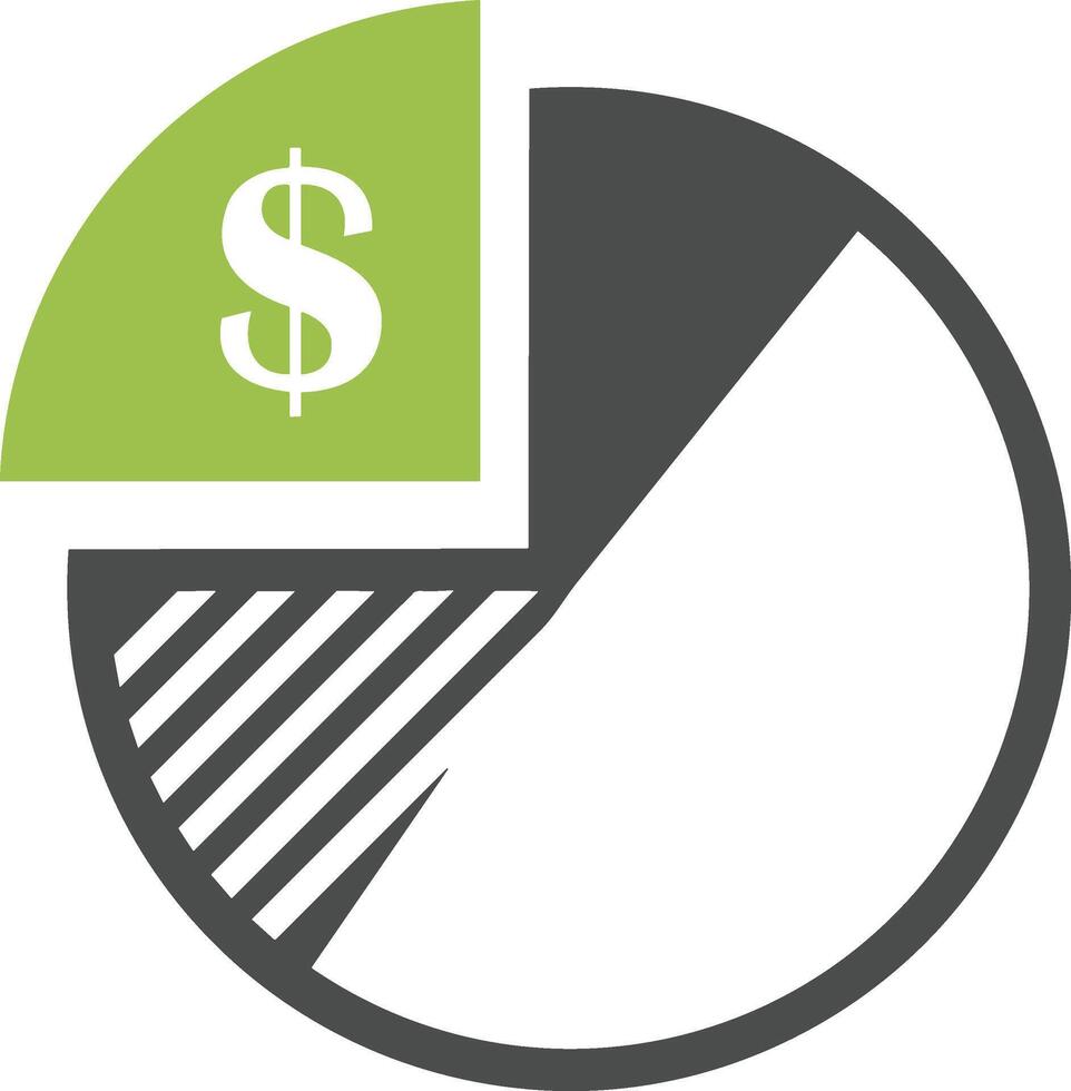 Chart icon symbol image for data statistic analysis illustration vector