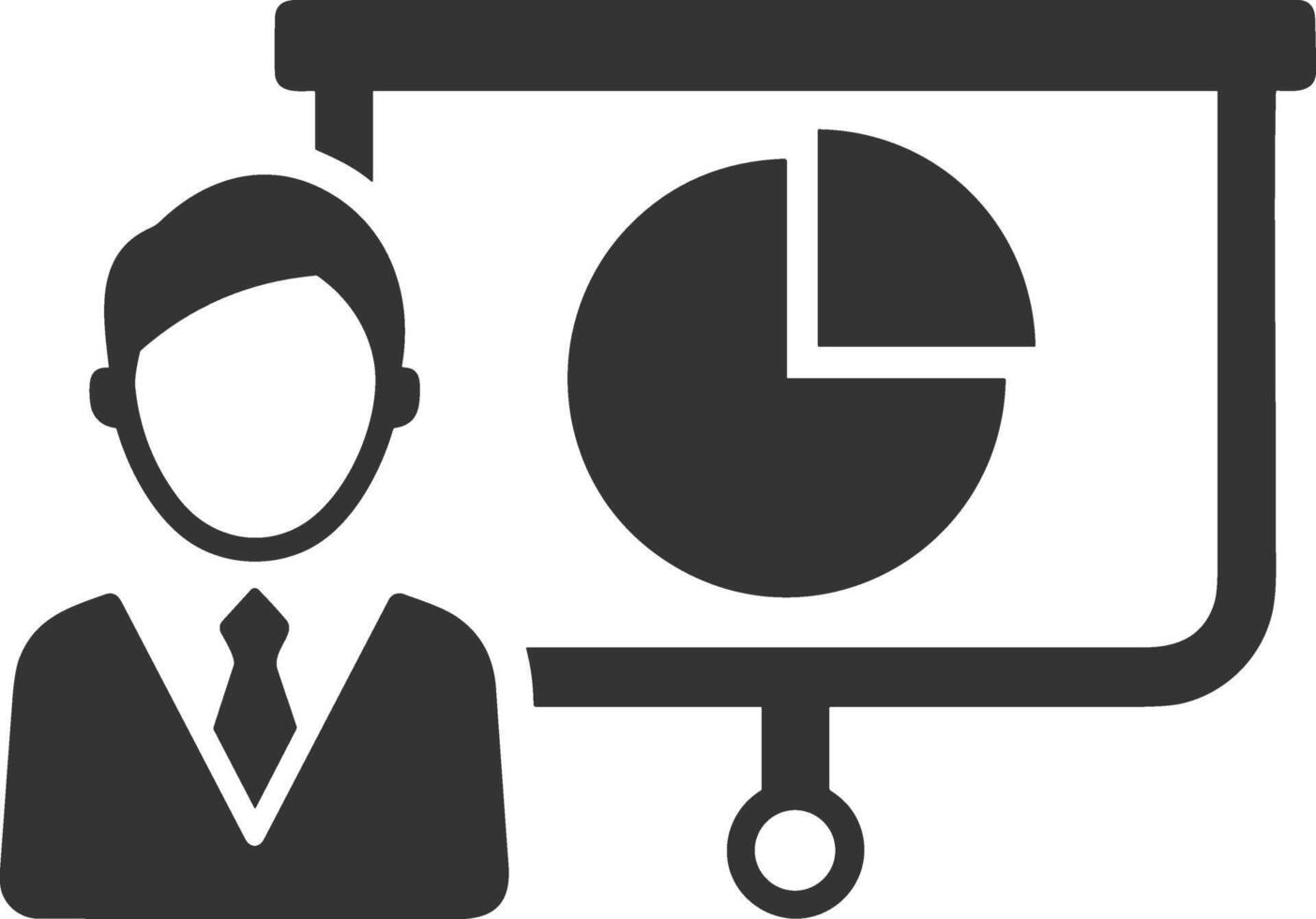 Chart icon symbol image for data statistic analysis illustration vector