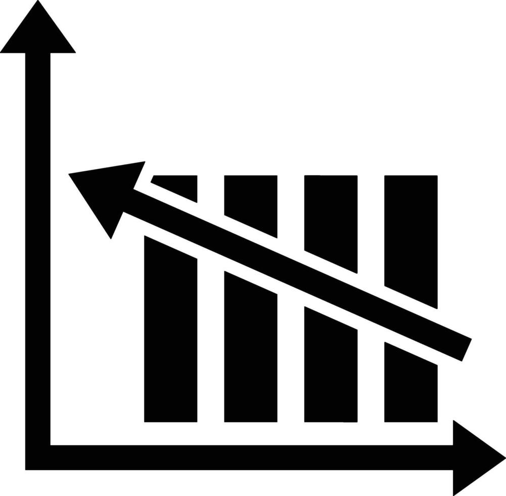 Chart icon symbol image for data statistic analysis illustration vector