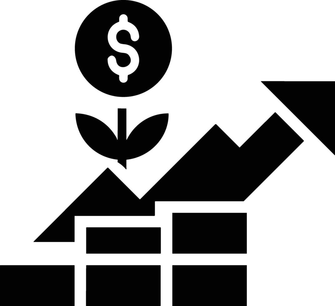 Chart icon symbol image for data statistic analysis illustration vector