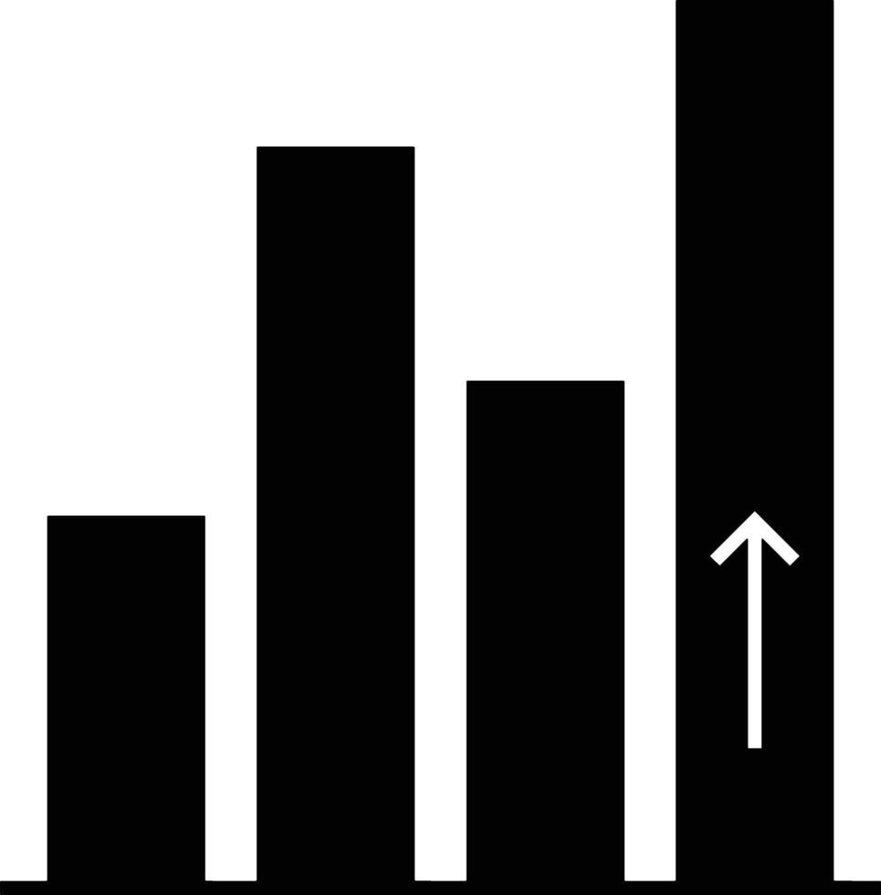 Chart icon symbol image for data statistic analysis illustration vector