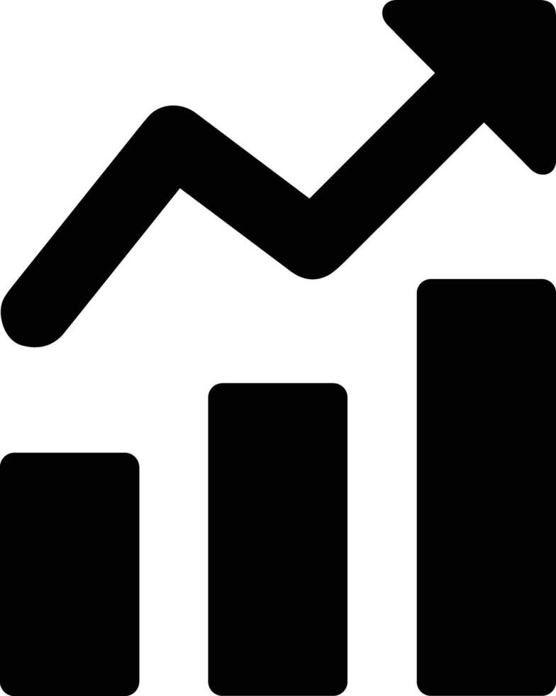 Chart icon symbol image for data statistic analysis illustration vector