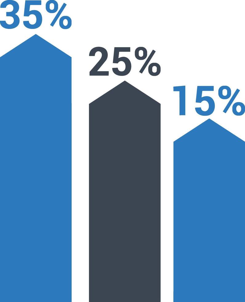 Chart icon symbol image for data statistic analysis illustration vector