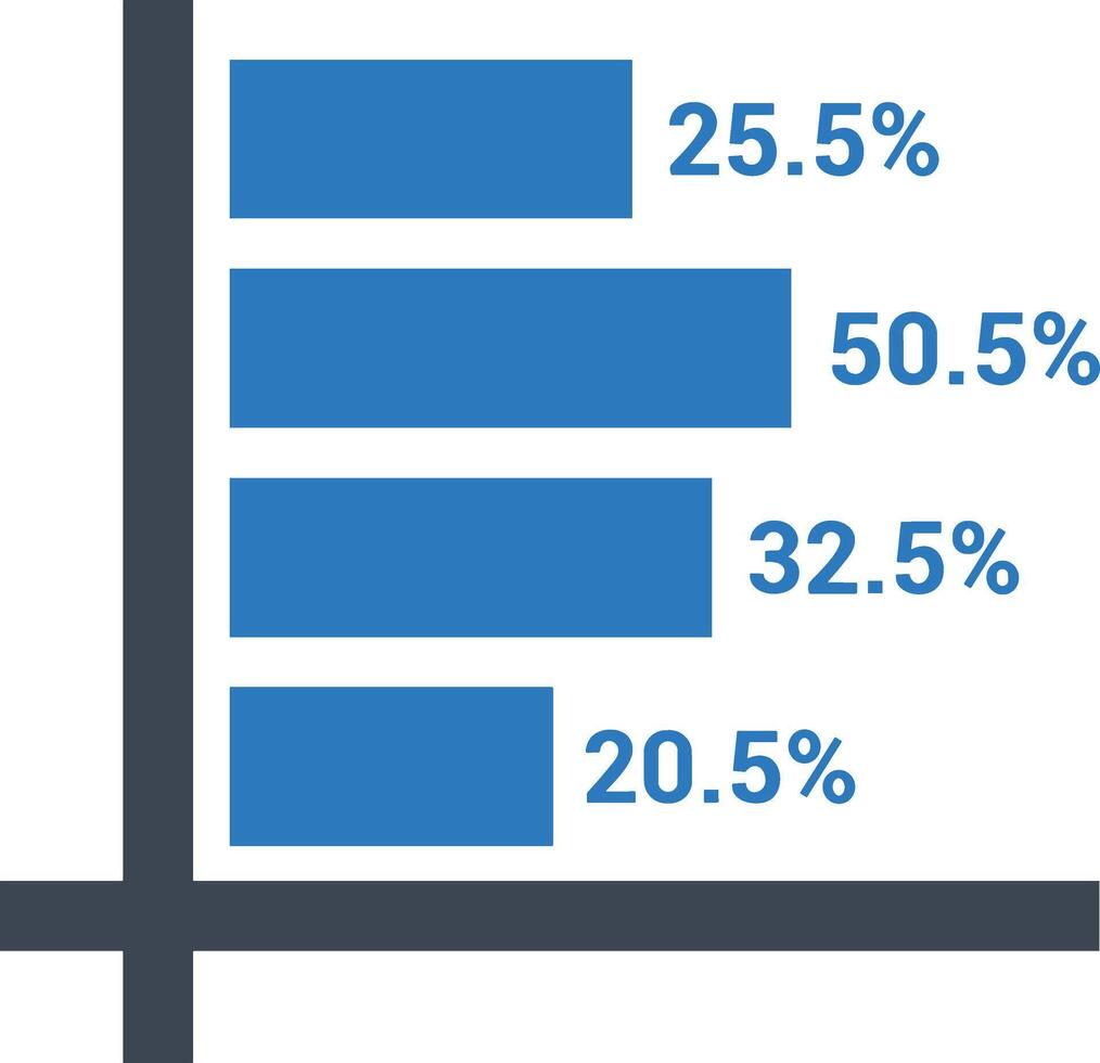 Chart icon symbol image for data statistic analysis illustration vector
