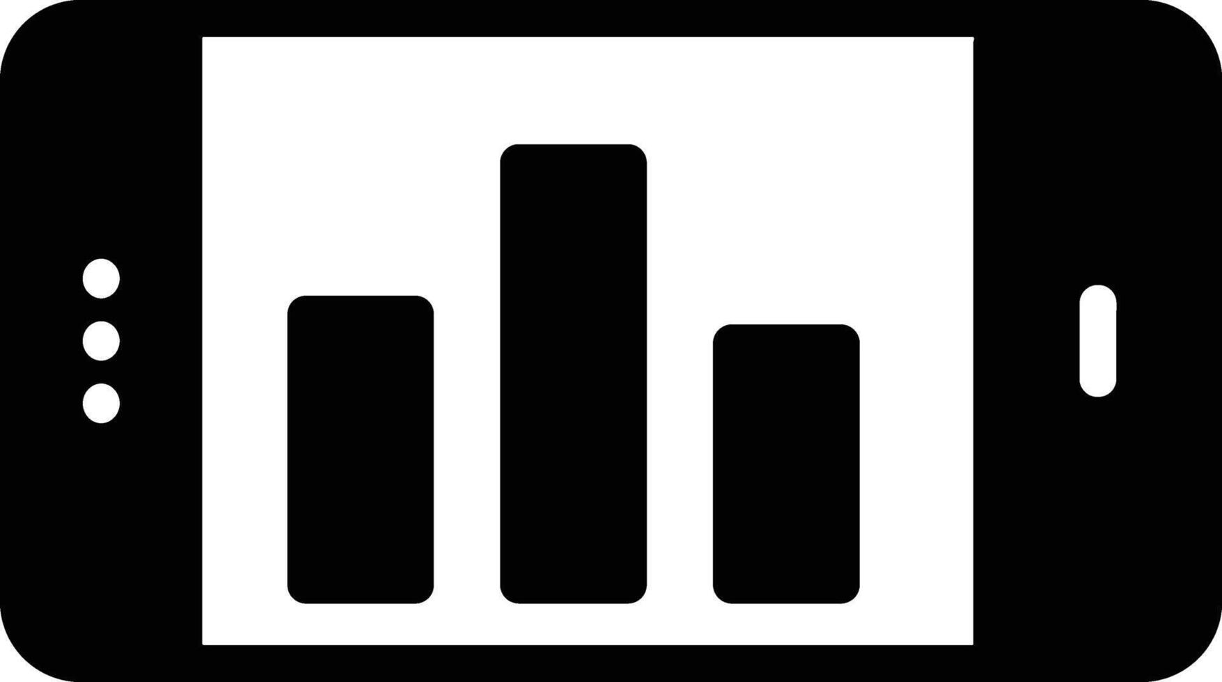 Chart icon symbol image for data statistic analysis illustration vector