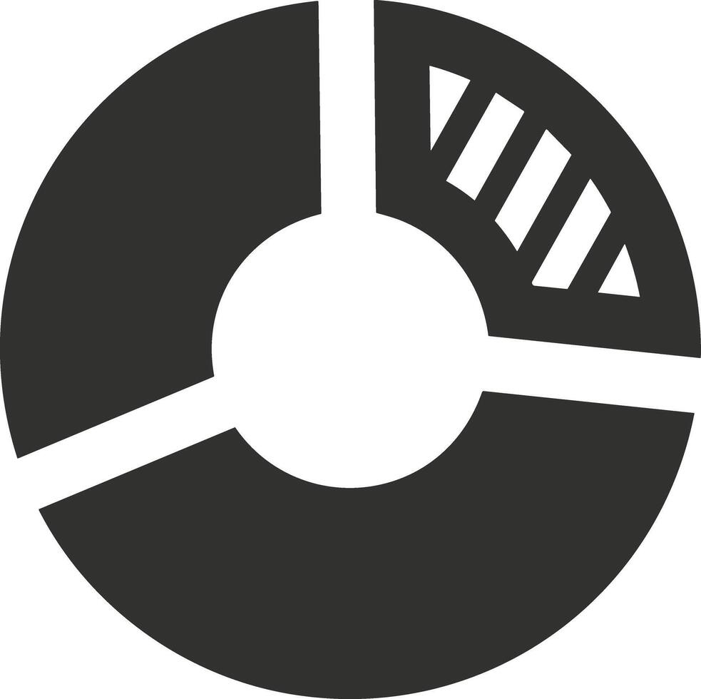 Chart icon symbol image for data statistic analysis illustration vector