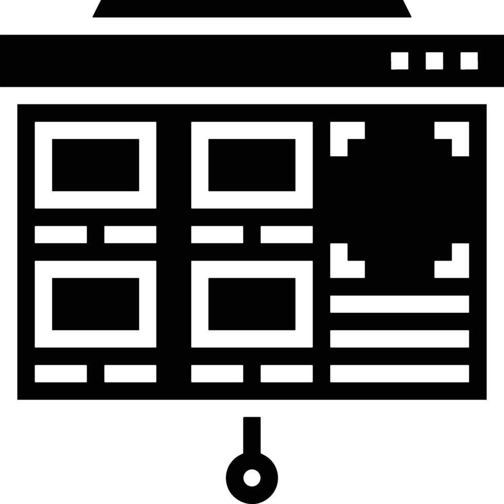 Chart icon symbol image for data statistic analysis illustration vector