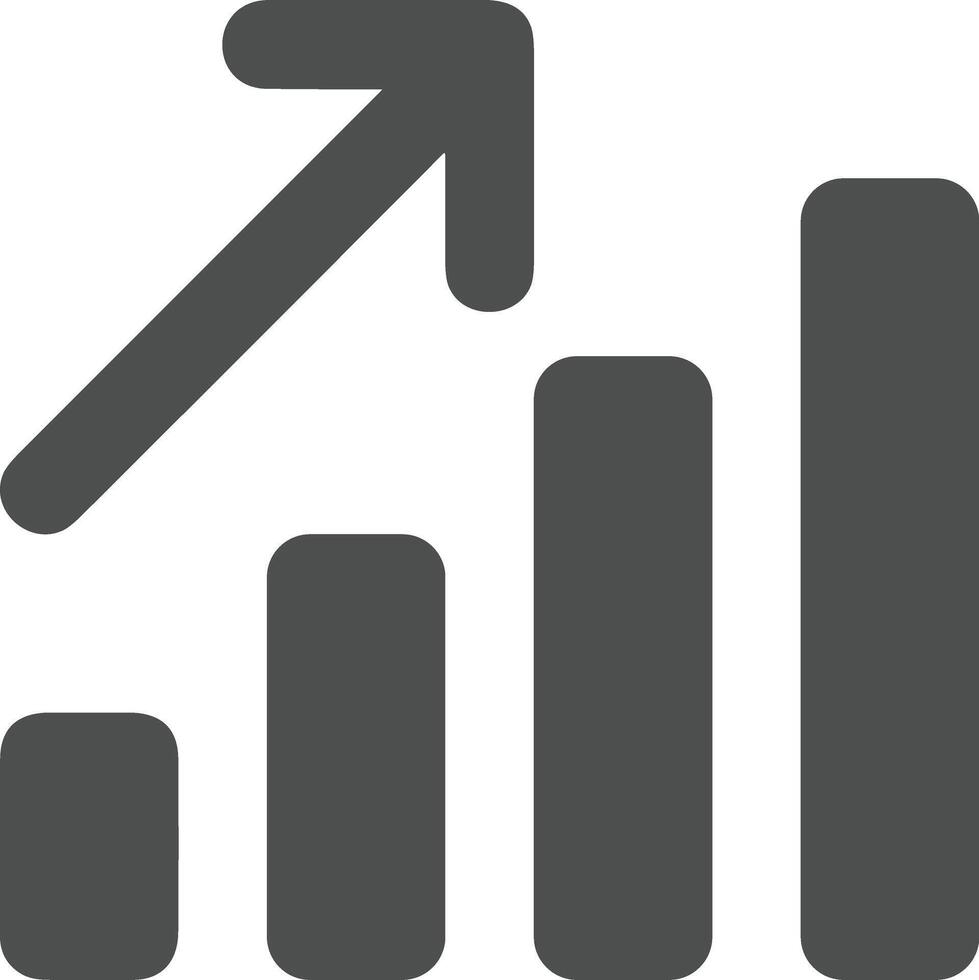 Chart icon symbol image for data statistic analysis illustration vector