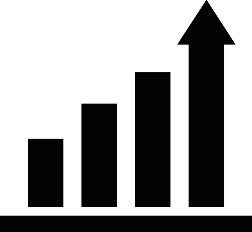 Chart icon symbol image for data statistic analysis illustration vector