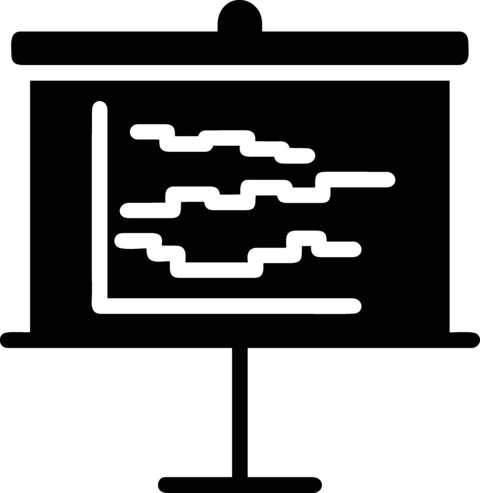 Chart icon symbol image for data statistic analysis illustration vector