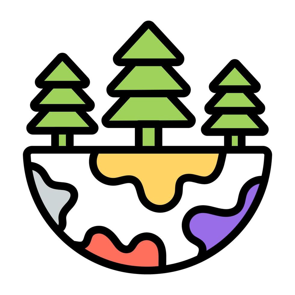 Urbanization icon, editable vector