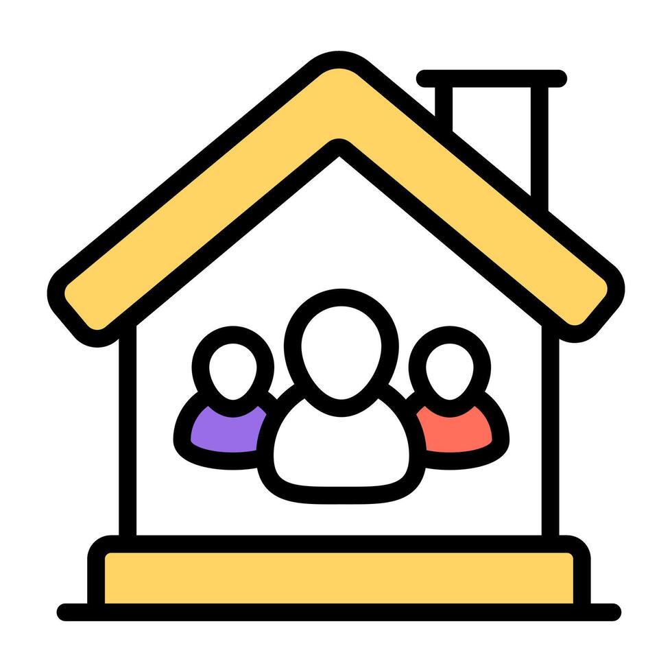Modern design icon of home vector
