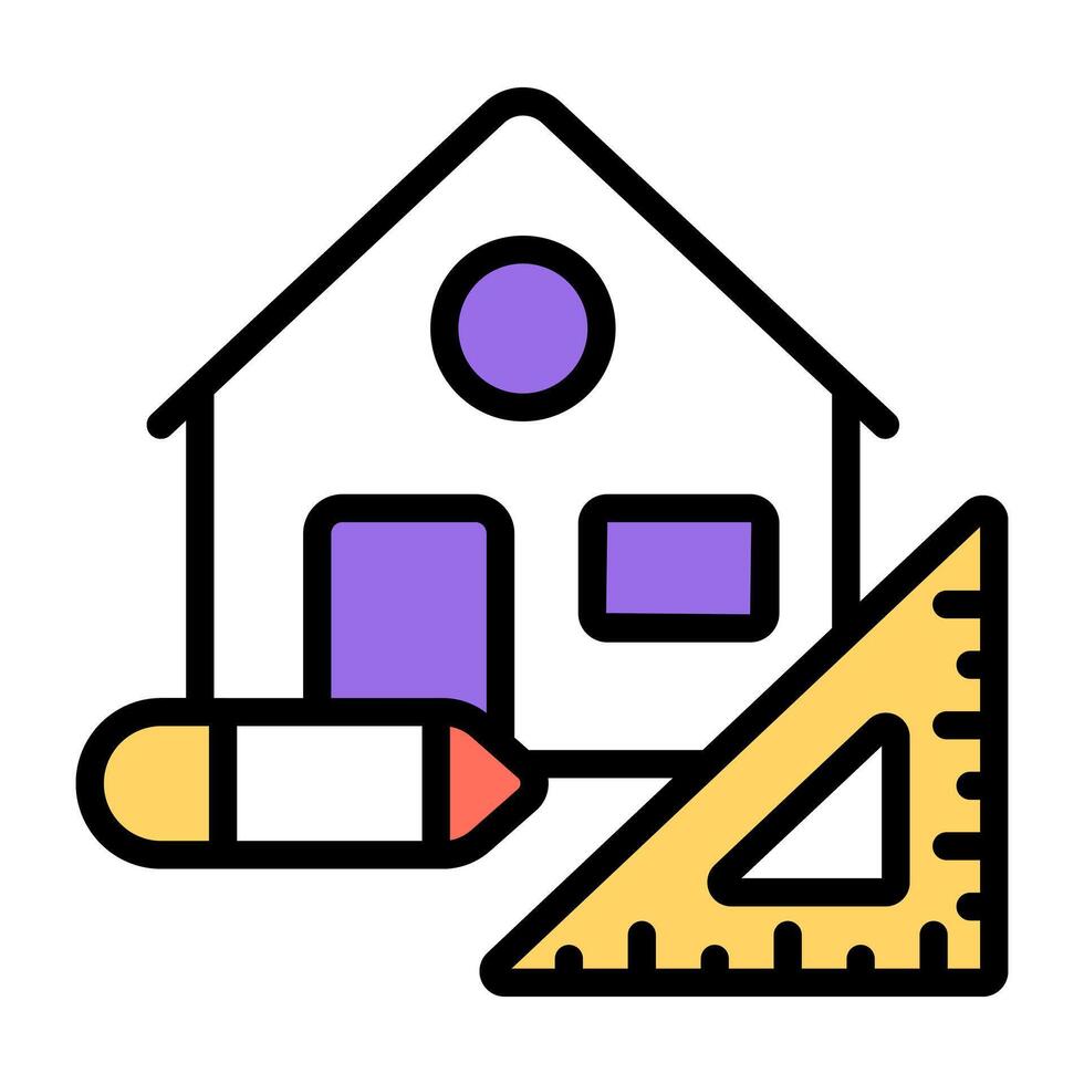 Premium download icon of home design vector