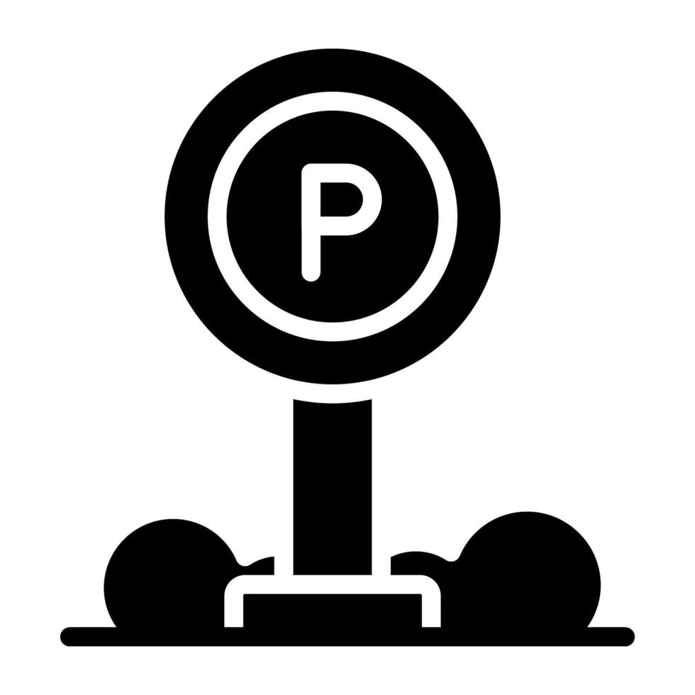 Premium download icon of parking board vector