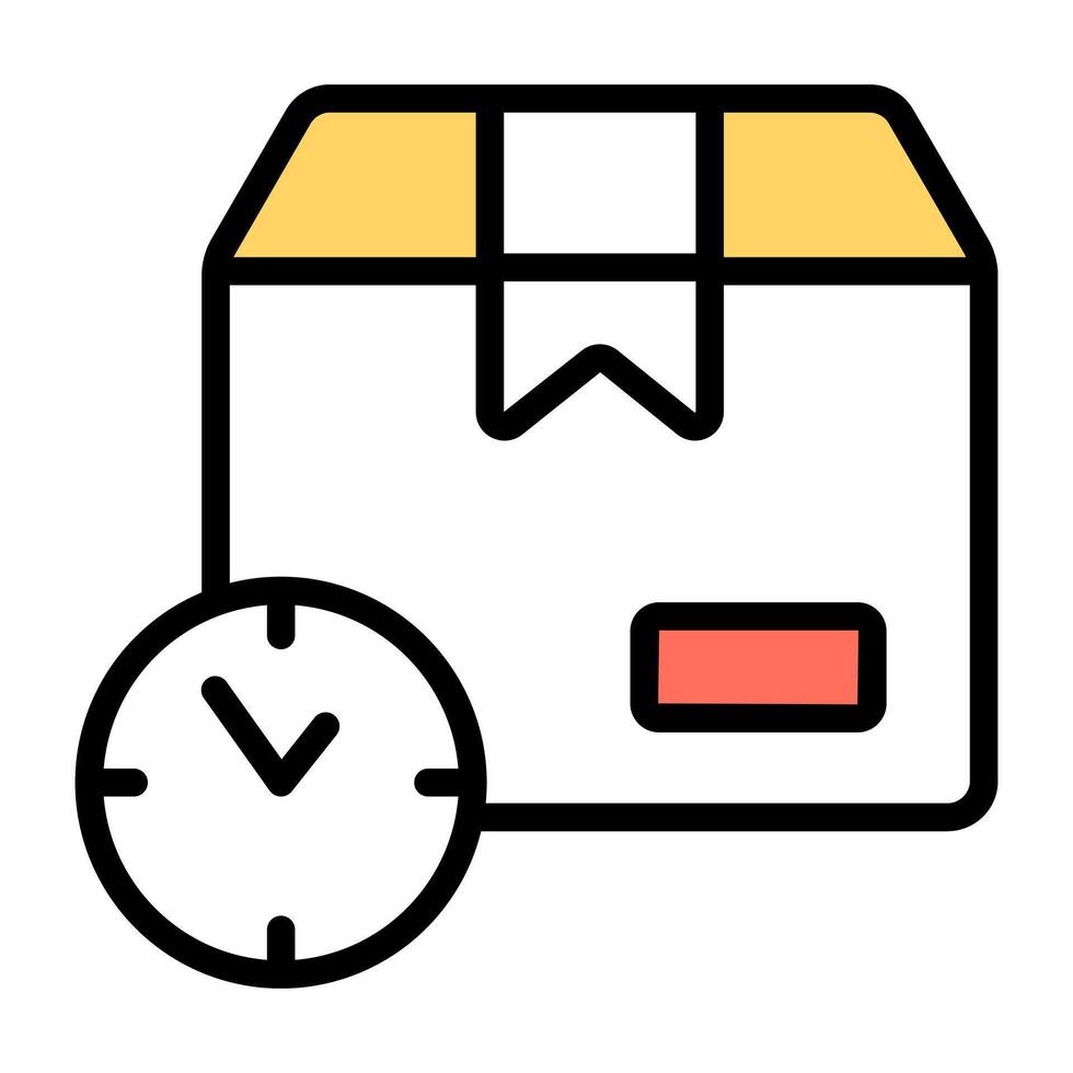 Perfect design icon of delivery time vector