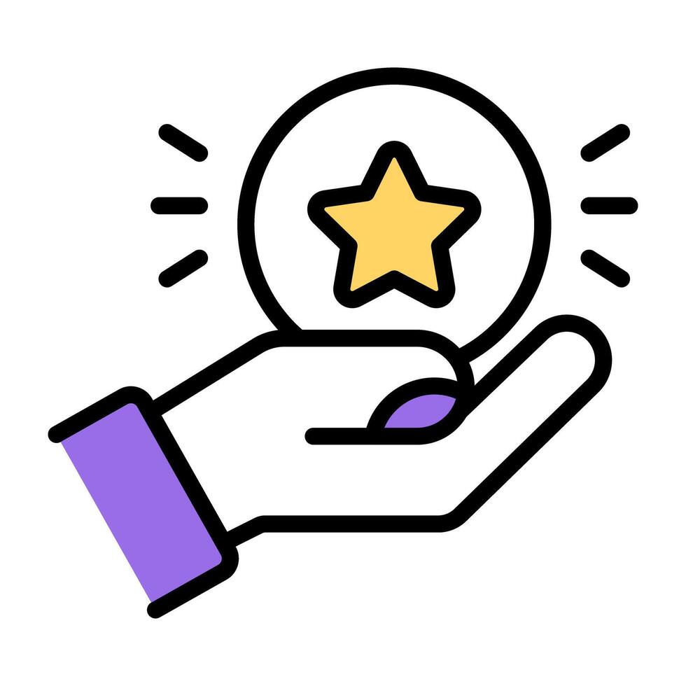 Modern design icon of reward vector