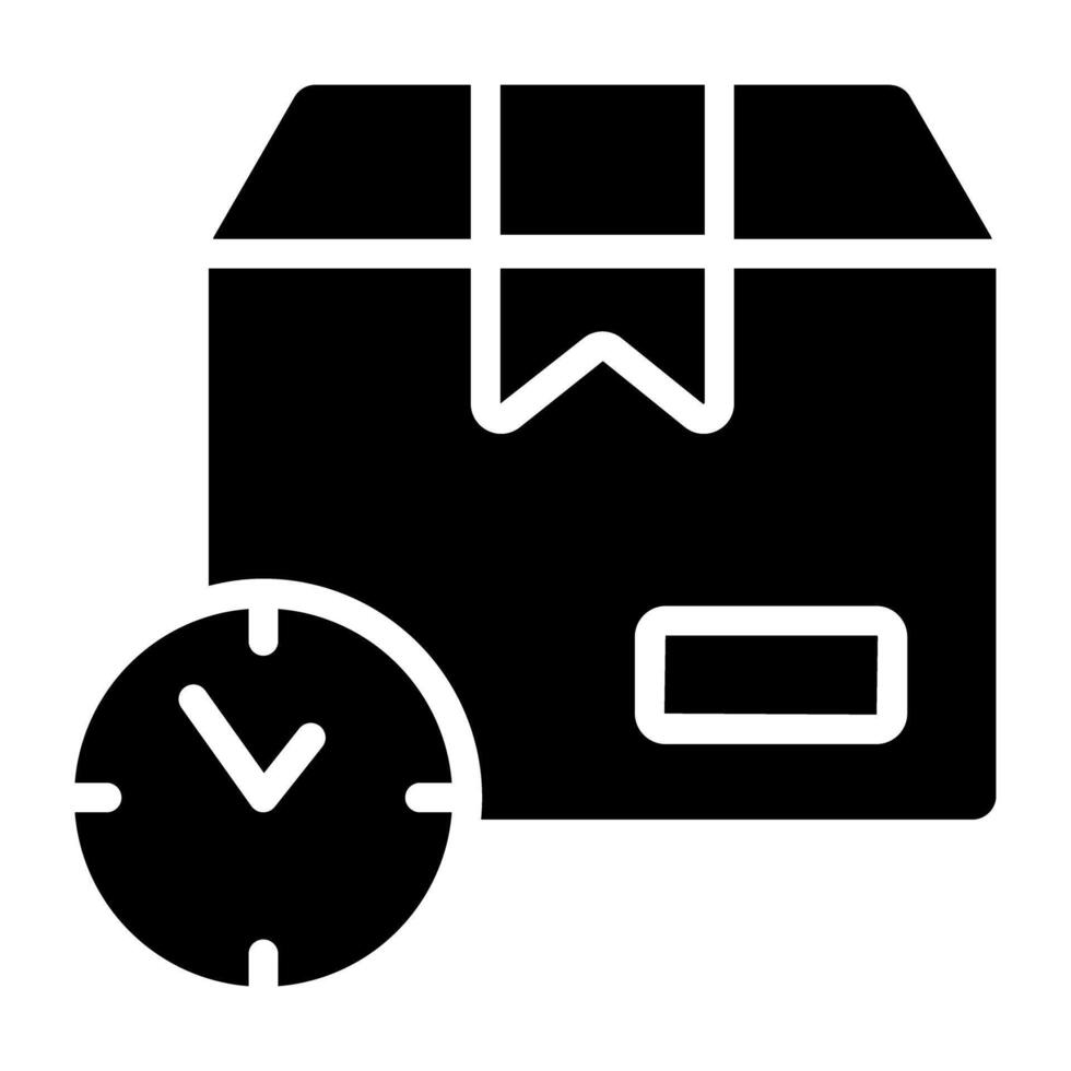 Perfect design icon of delivery time vector
