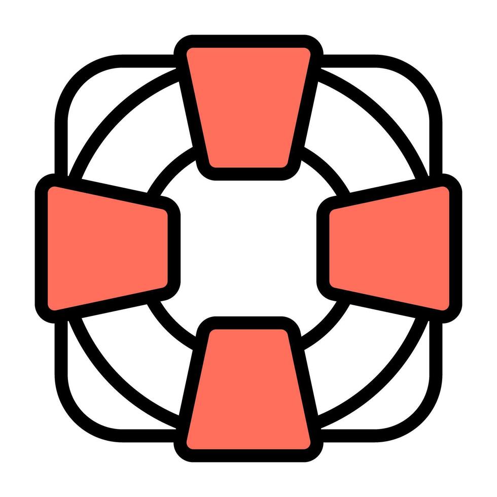 Premium download icon of lifebuoy vector