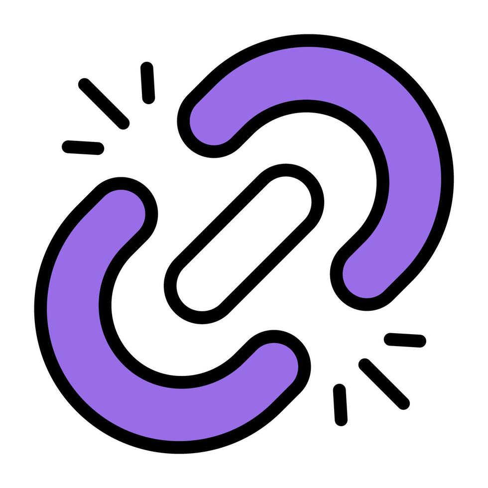 Premium download icon of chain link vector