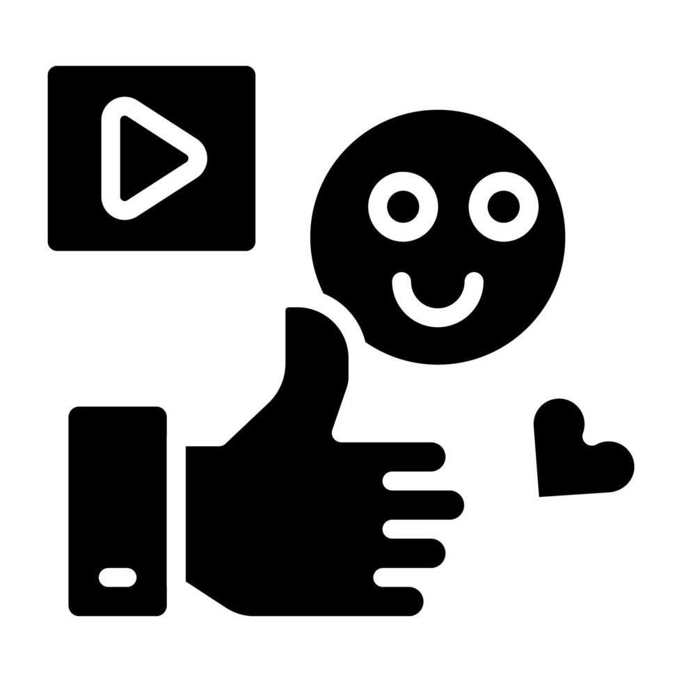 Customer feedback icon, editable vector