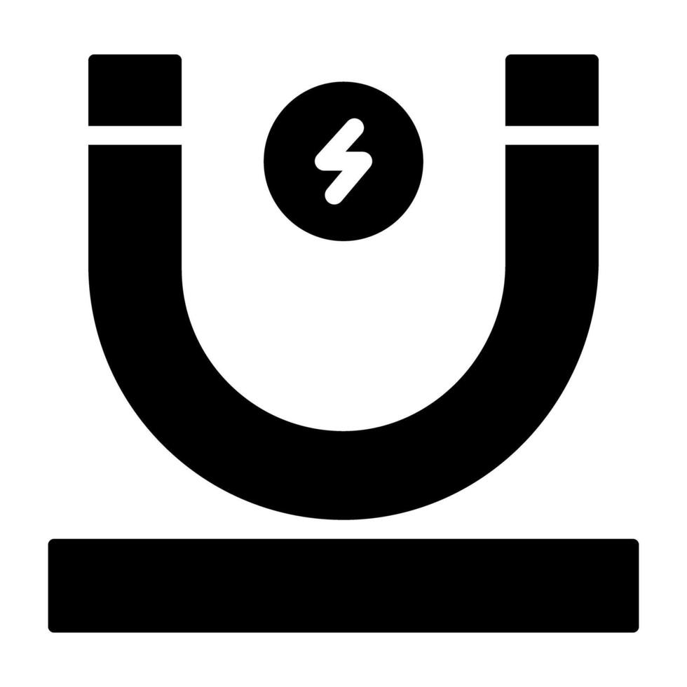Unique design icon of magnet vector