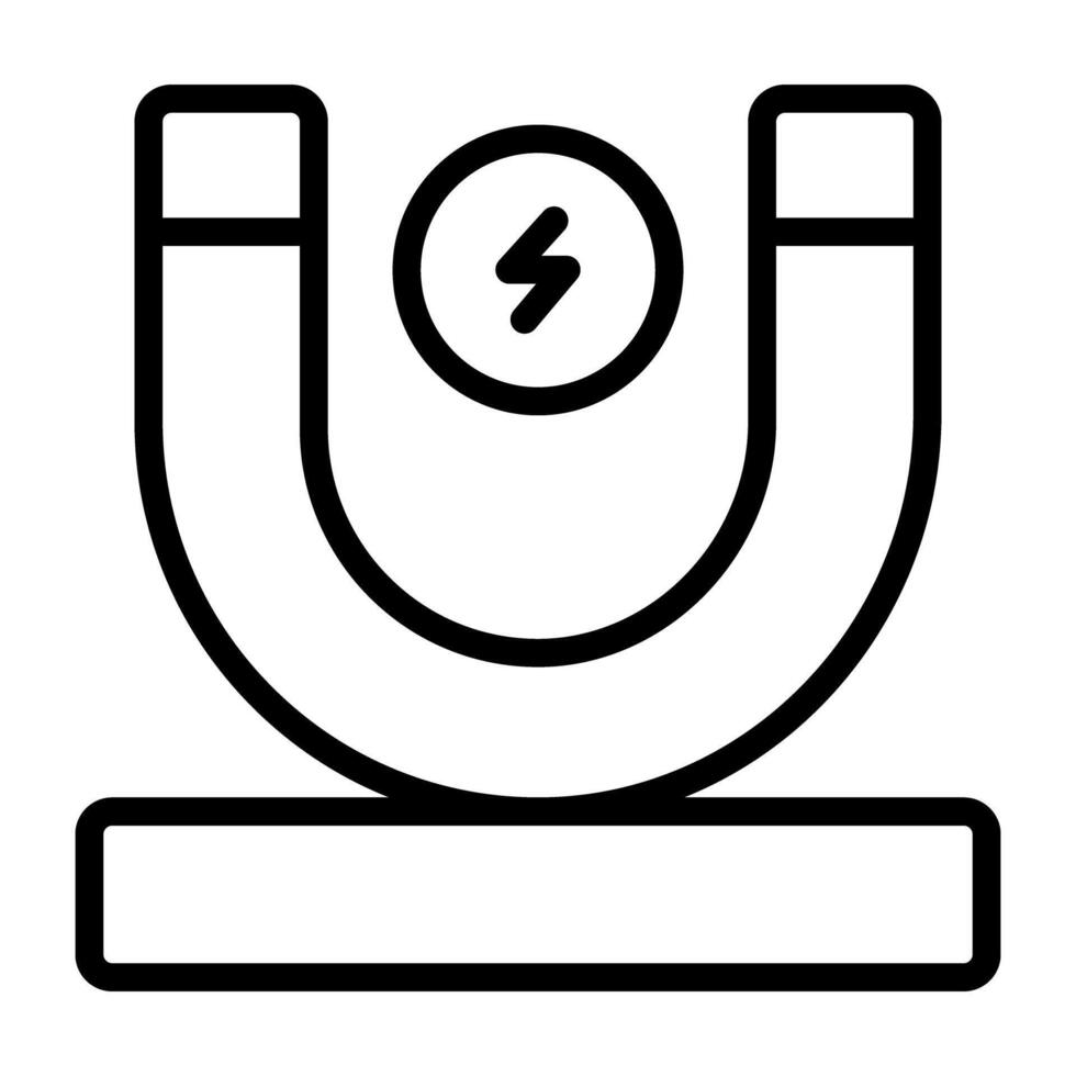 Unique design icon of magnet vector