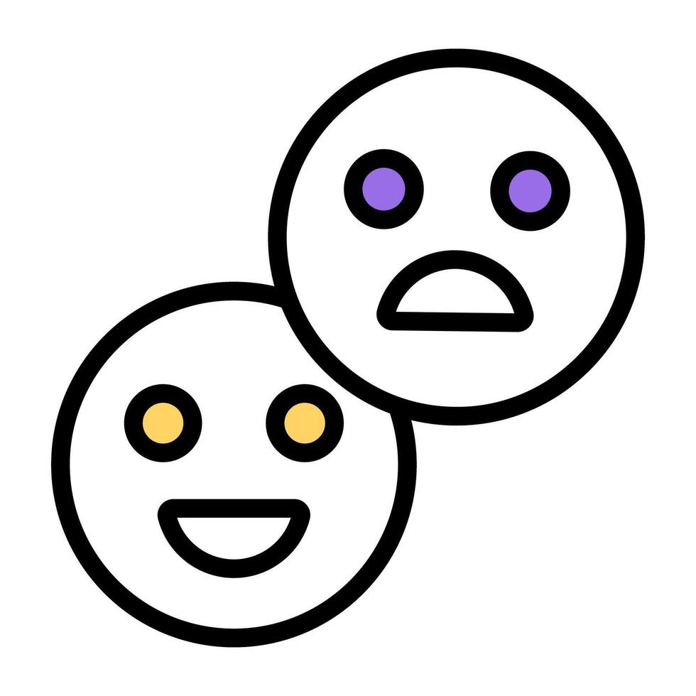 An icon design of feedback vector