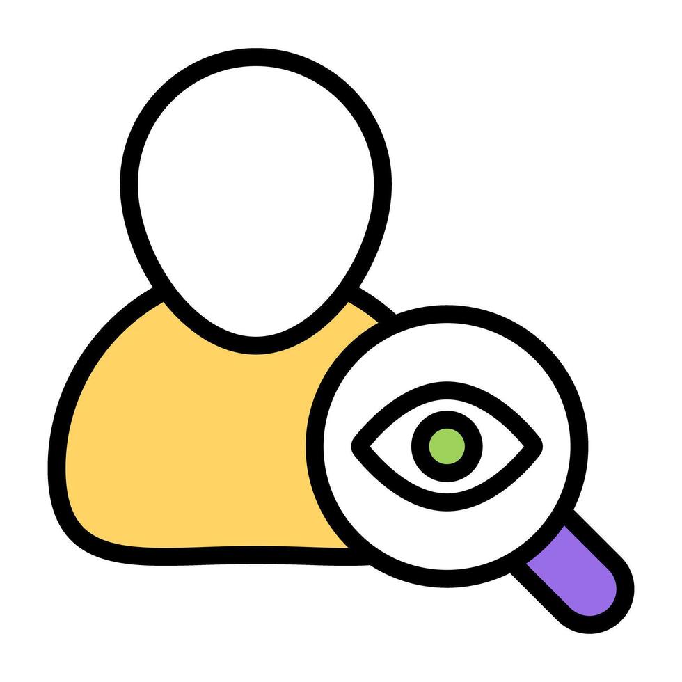 Modern design icon of monitoring vector