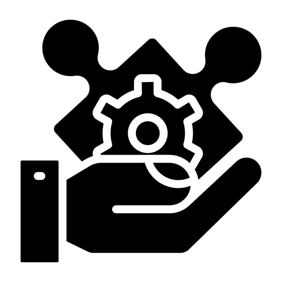 An icon design of solution vector