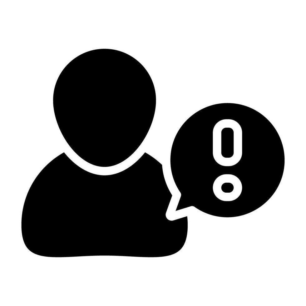 An icon design of user info vector