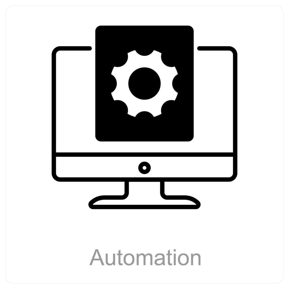 Automation and process icon concept 46284141 Vector Art at Vecteezy