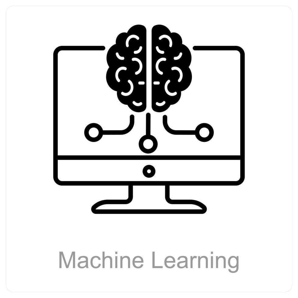 Machine Learning and classification icon concept 46284163 Vector Art at ...