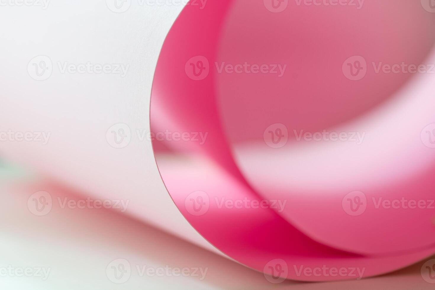 Abstract art made from light and shadow on a roll of paper. photo