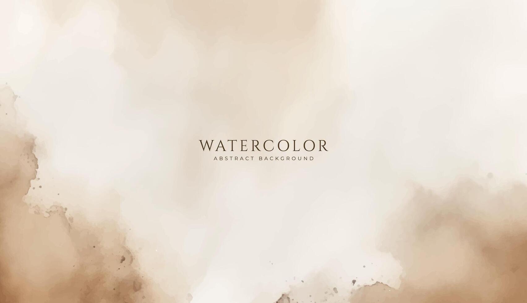 Abstract horizontal watercolor background. Neutral light colored empty space background illustration vector
