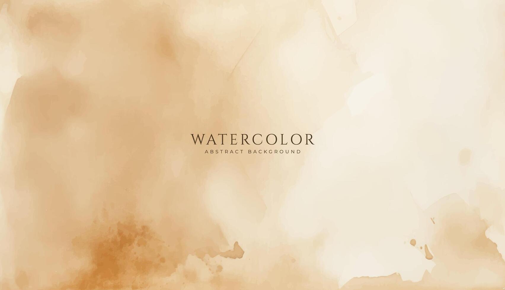 Abstract horizontal watercolor background. Neutral light colored empty space background illustration vector