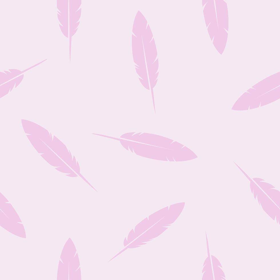 Bird Feathers seamless pattern texture design element vector