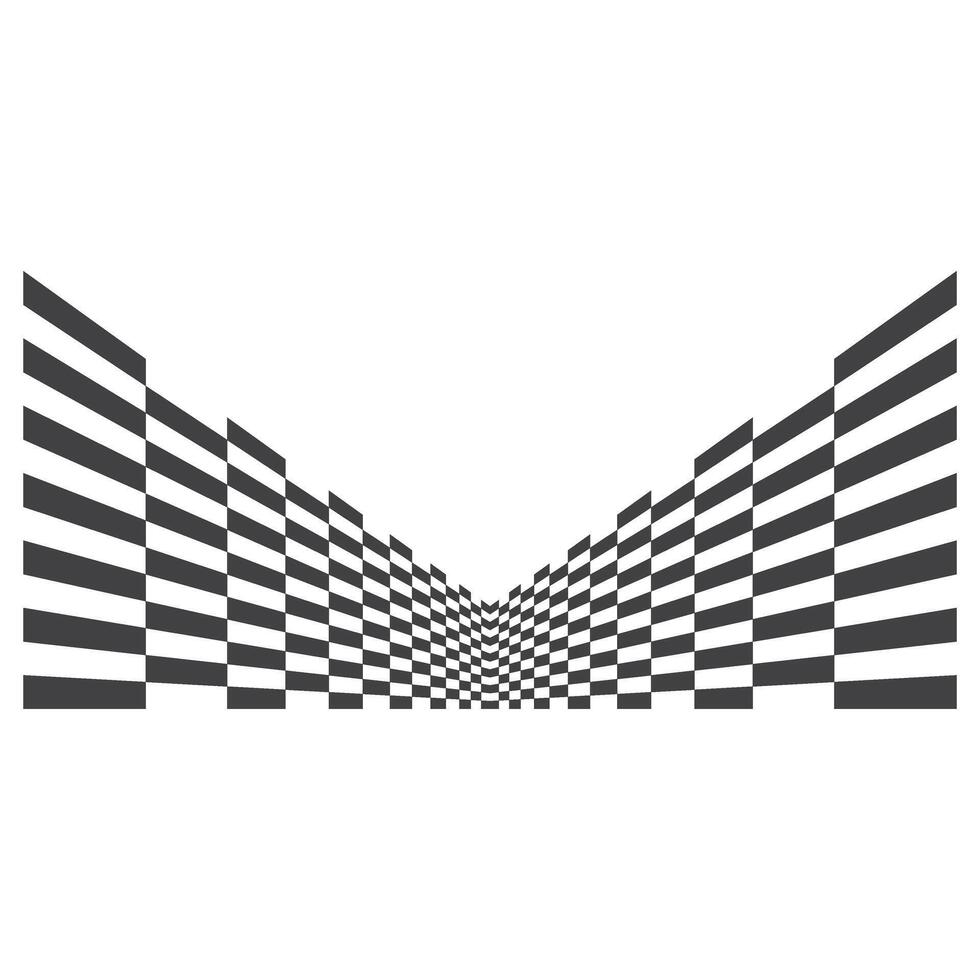Racing Flag Motif Element, Y2K Streetwear Element vector