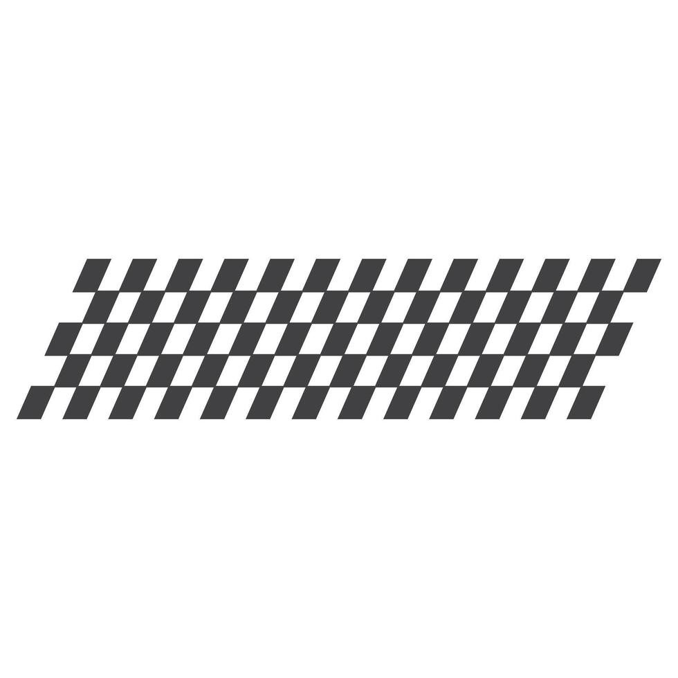 Racing Flag Motif Element, Y2K Streetwear Element vector