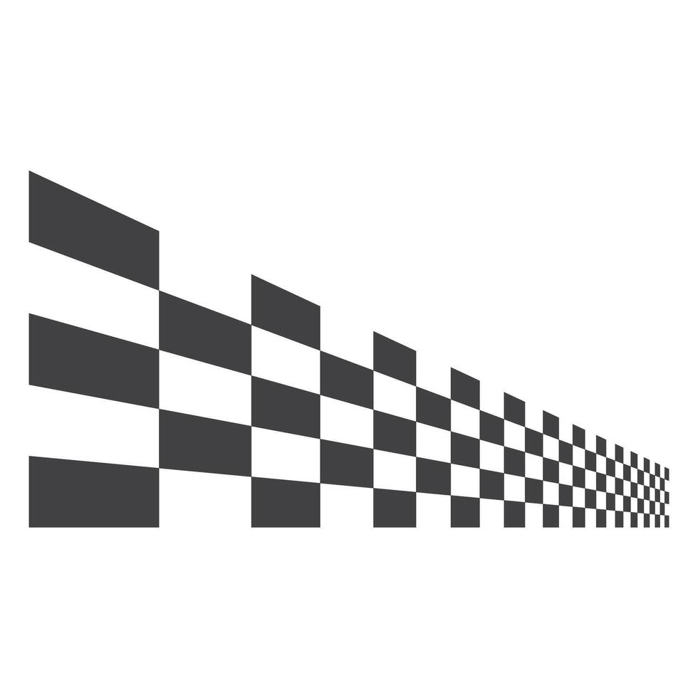 Racing Flag Motif Element, Y2K Streetwear Element vector