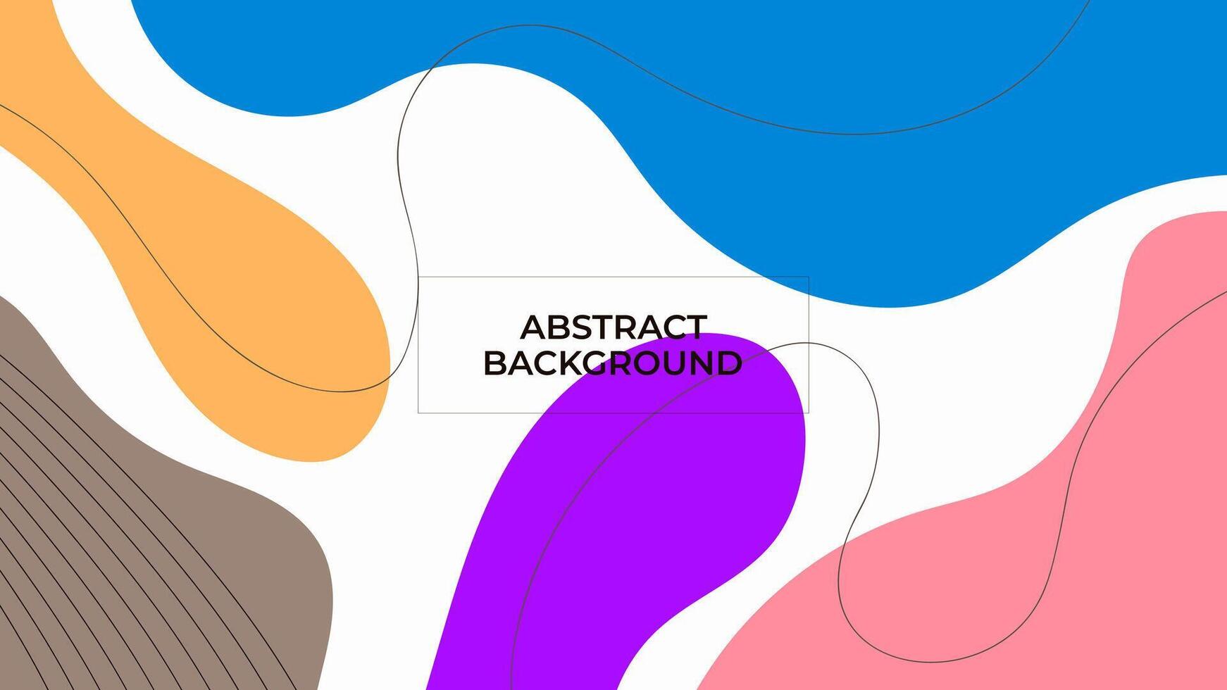 ABSTRACT BACKGROUND WITH SHAPES PASTEL FLAT COLOR DESIGN TEMPLATE FOR WALLPAPER, COVER DESIGN, HOMEPAGE DESIGN, GRRETING CARD vector