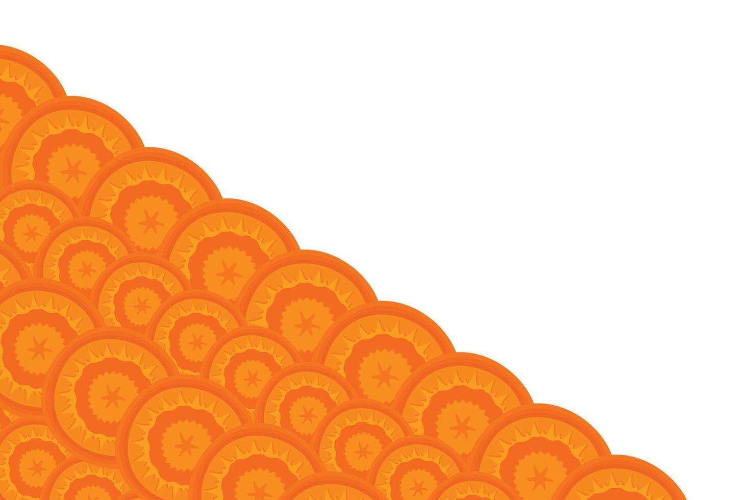 Cute cartoon carrot frame. Vegetable carrot border vector