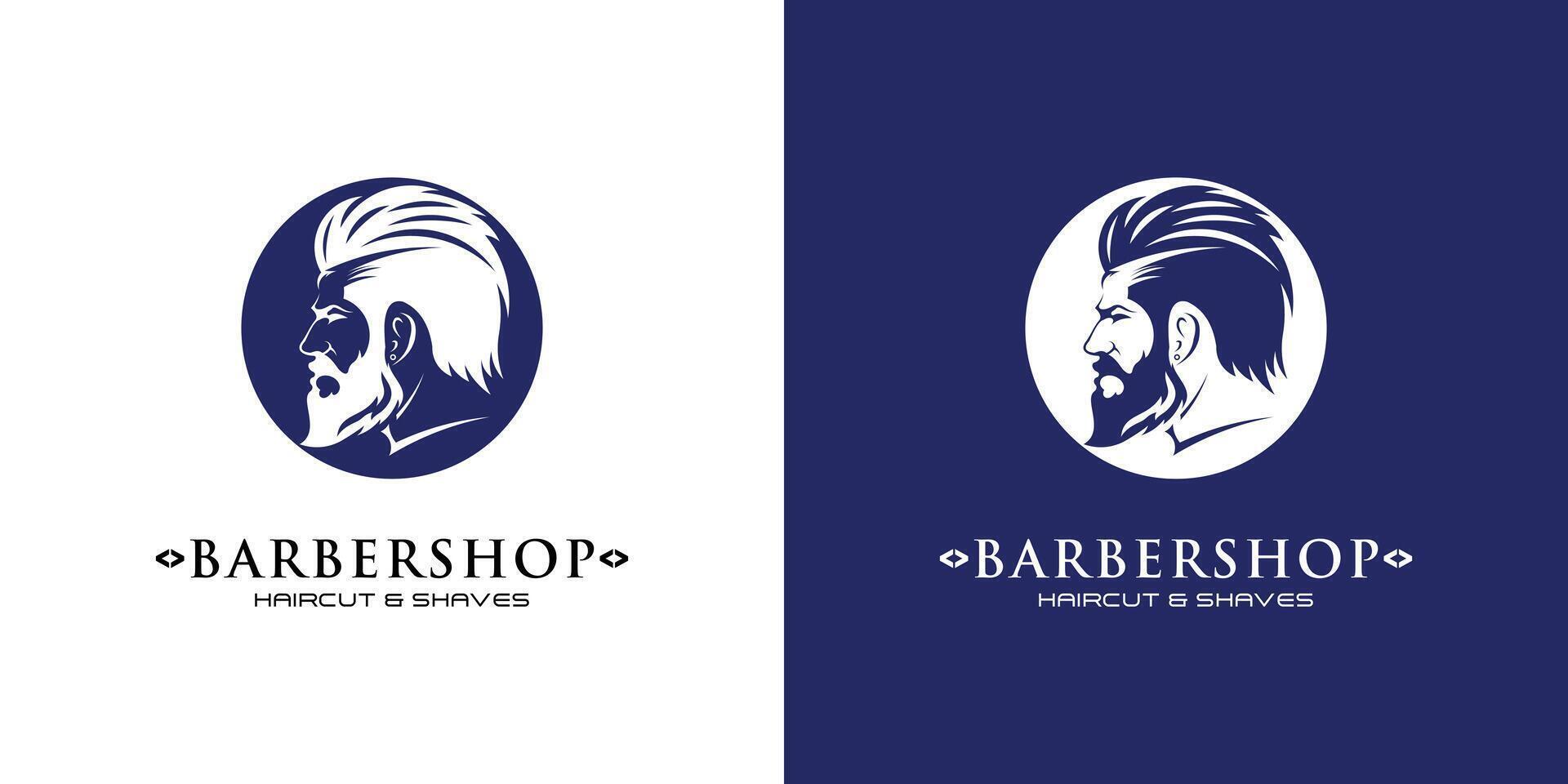 Creative hair cut logo ,barbershop logo, salon logo design ,premium vector