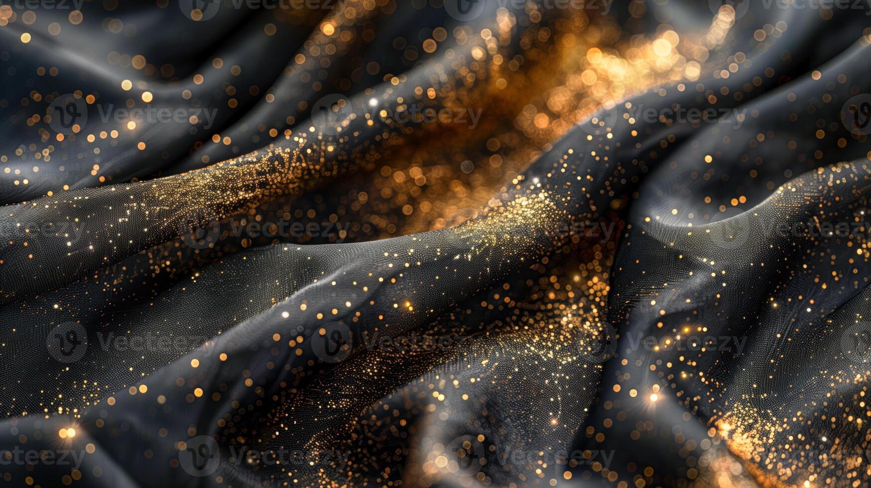 Velvet matte background with a touch of gold dust sparkle photo