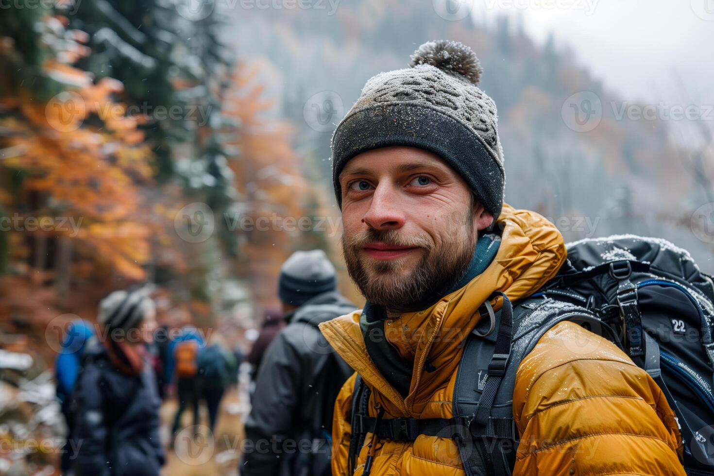 Young traveler portrait photo