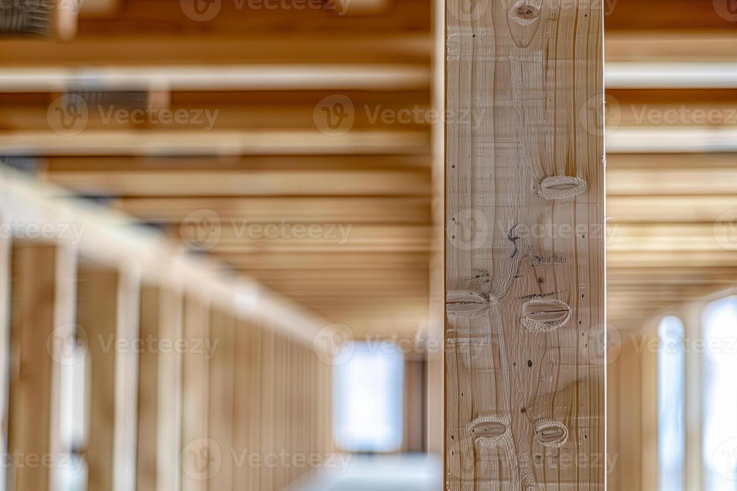 Wooden structure close up photo