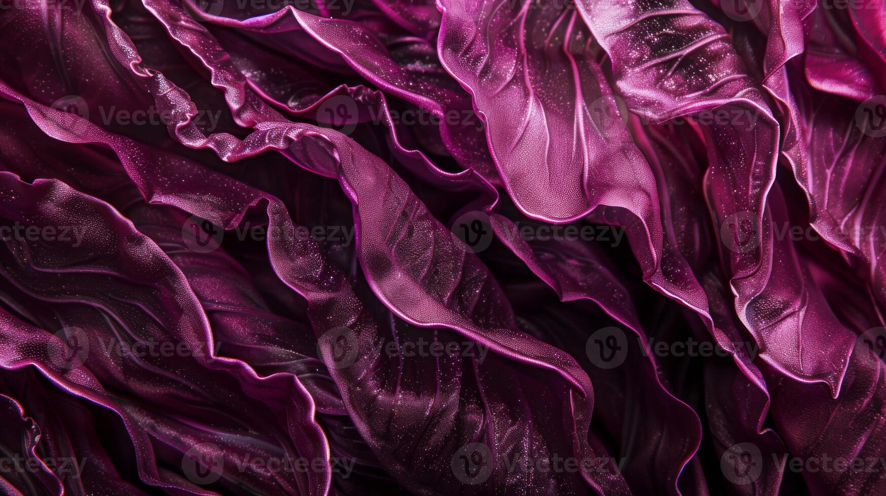 Vibrant Purple Abstract Botanical Texture with Wavy Curves and Detailed Patterns photo