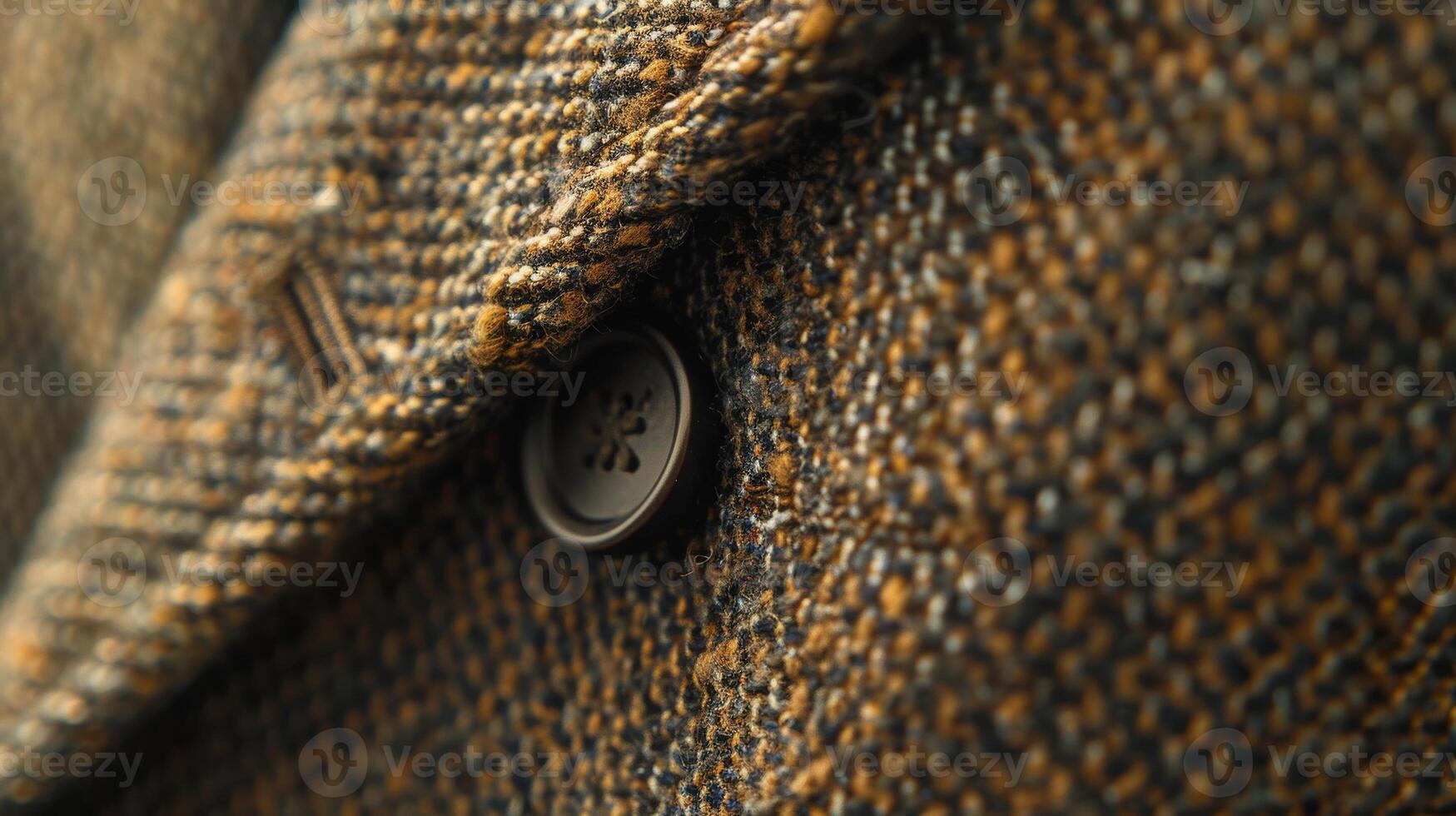 Button on a Tweed Jacket photo