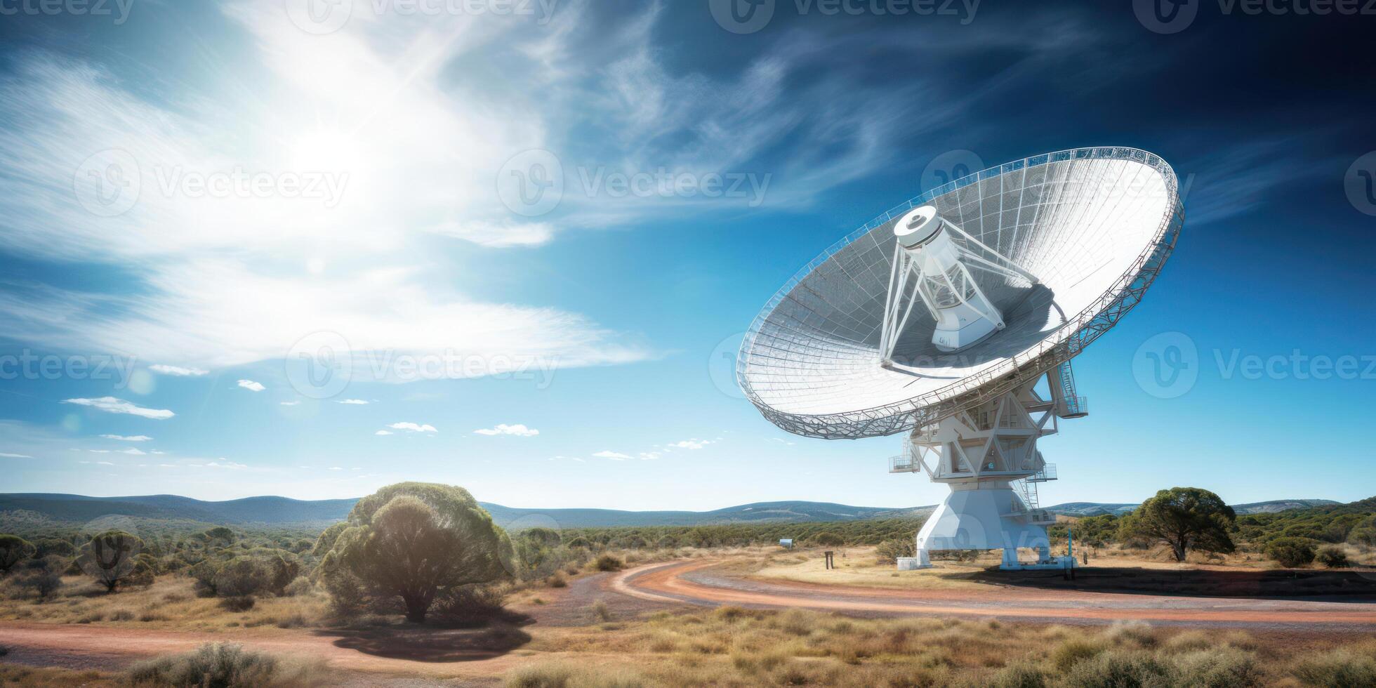 Searching the Skies. The VLA Dishware Observatory - A Futuristic Achievement in Global photo